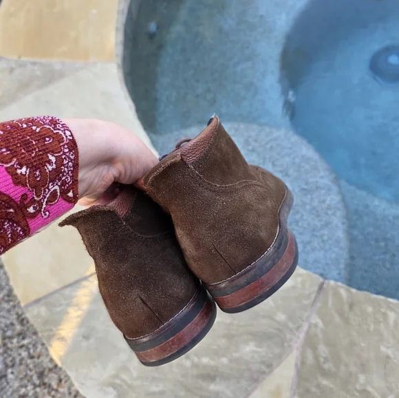 Cole Haan Ogden Stitch Chukka Boot Brown Suede C26393 Shoes 12M - Picture 9 of 10